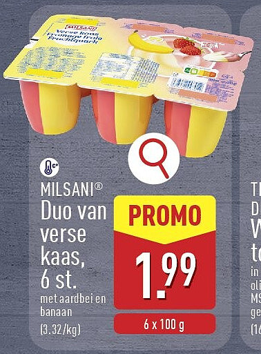Duo van verse kaas, 6st.