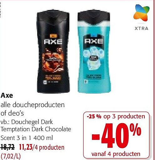 Axe alle doucheproducten