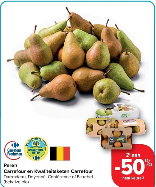 Peren Carrefour en Kwaliteitsketen Carrefour
