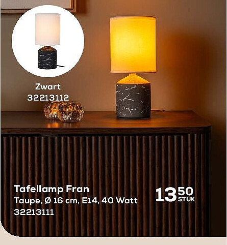 Tafellamp Fran