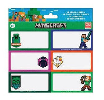 SET VAN 18 ZELFKLEVENDE SCHOOL-ETIKETTEN