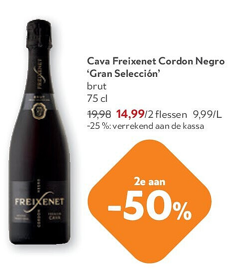 Cava Freixenet Cordon Negro ‘Gran Selección’