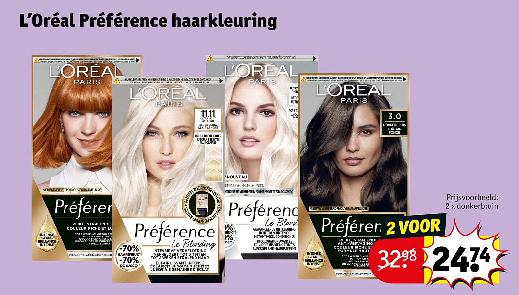 L’Oréal Préférence haarkleuring
