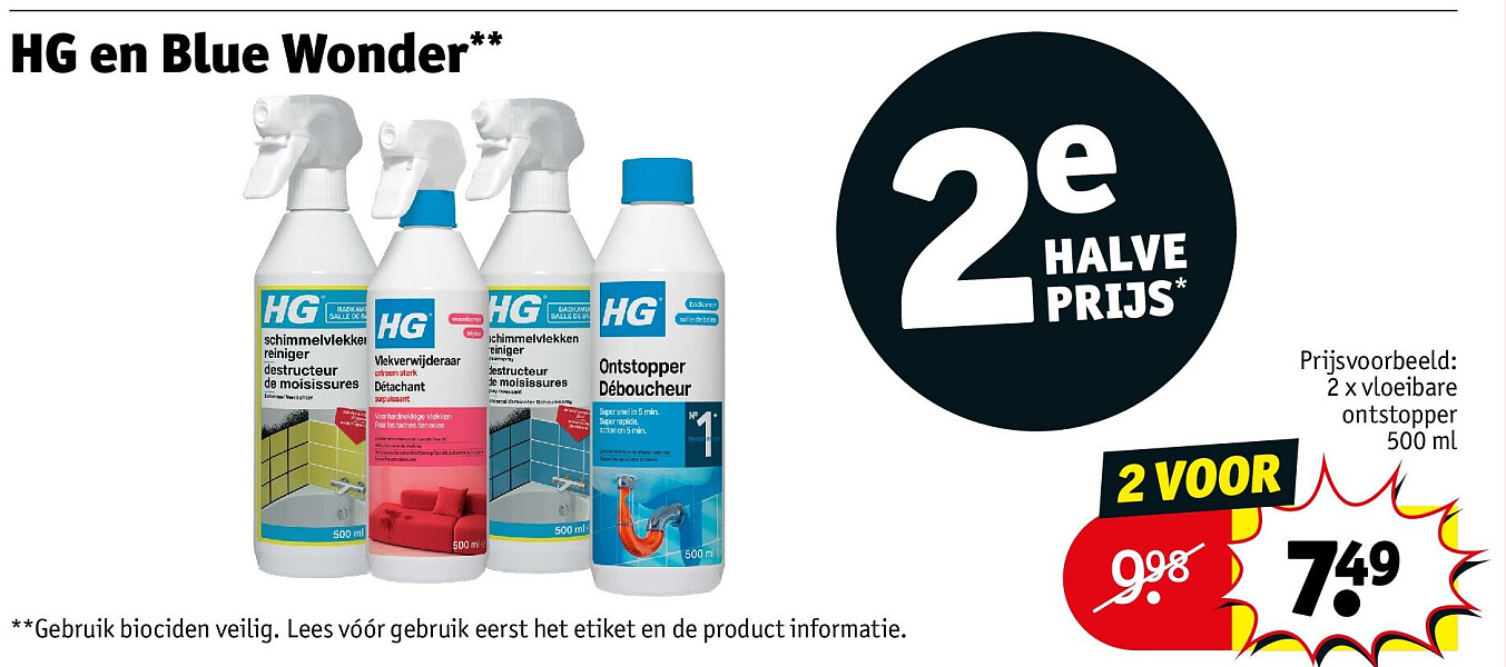 HG en Blue Wonder**