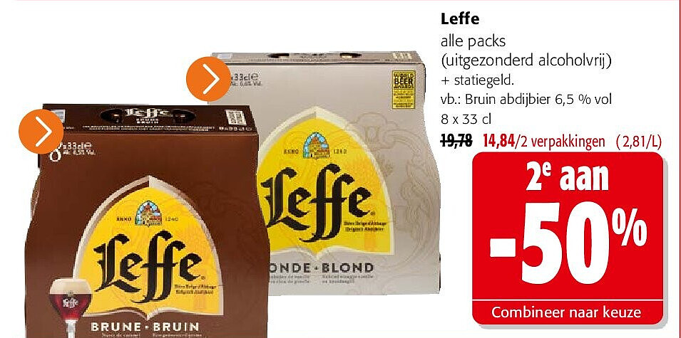 Leffe alle packs
