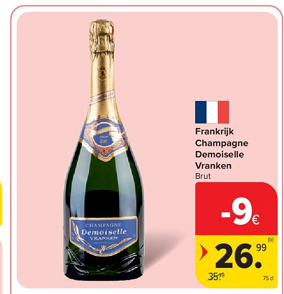 Frankrijk Champagne Demoiselle Vranken