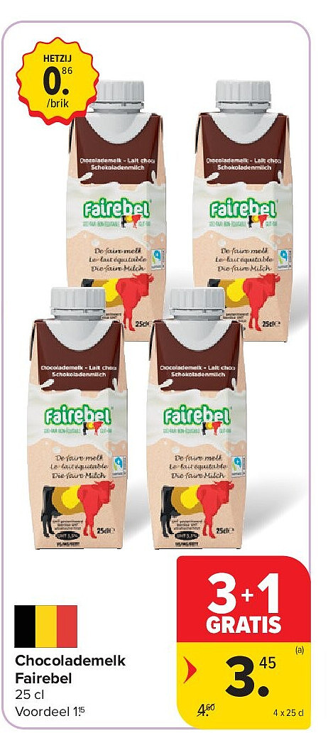 Chocolademelk Fairebel