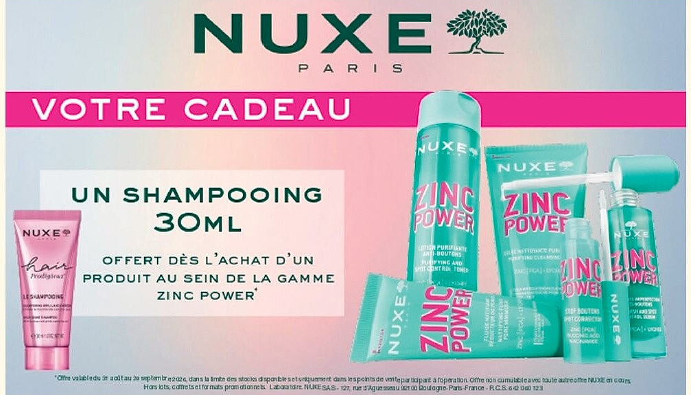 Gamme Nuxe Zinc Power
