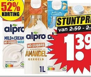 Alpro mild & creamy of drinks