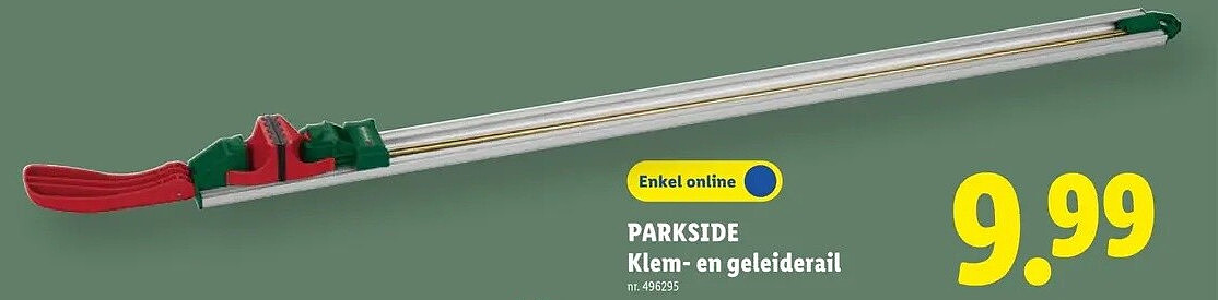 Klem- en geleiderail
