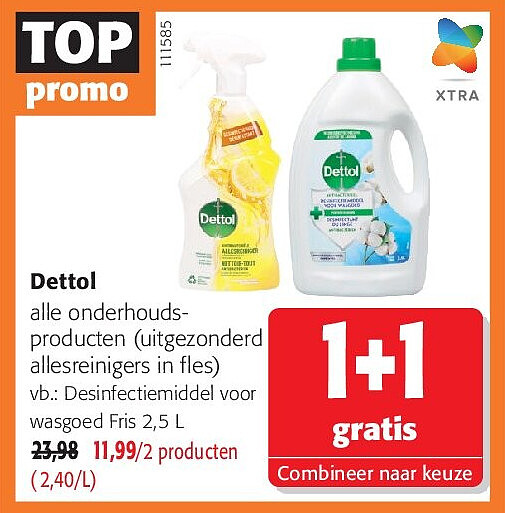 Dettol Desinfectiemiddel voor wasgoed Fris 2,5 L