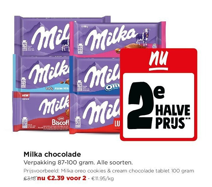 Milka chocolade