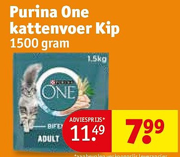 Purina One kattenvoer Kip