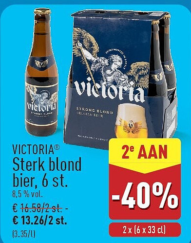 Sterk blond bier, 6st.