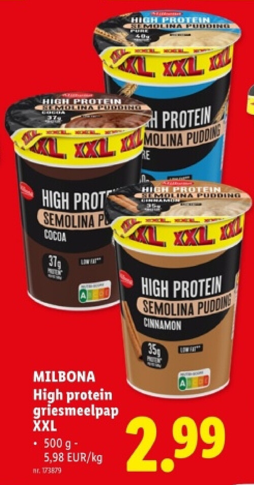 High protein griesmeelpap XXL