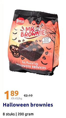 Halloween brownies
