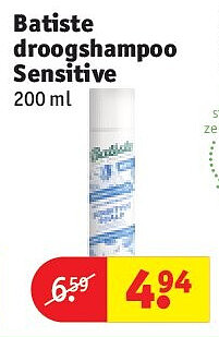 Batiste droogshampoo Sensitive