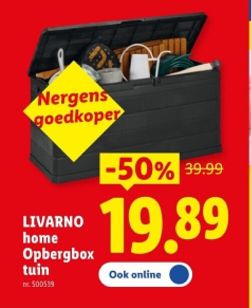 Opbergbox tuin