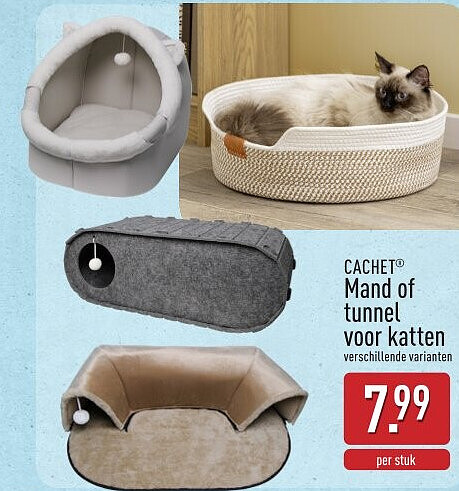 Mand of tunnel voor katten