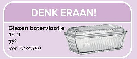 Glazen botervlootje