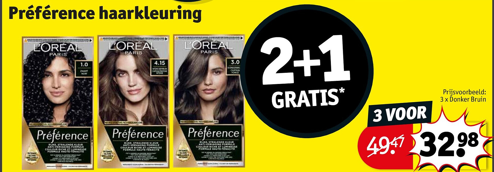 Préférence haarkleuring