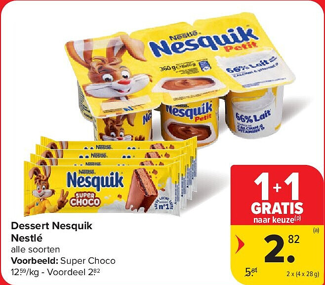 Dessert Nesquik Nestlé