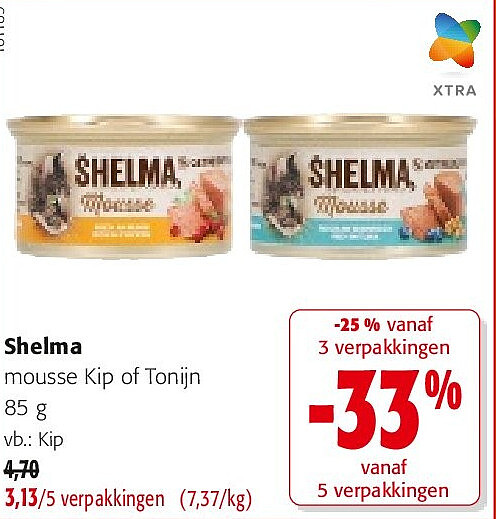 Shelma mousse Kip of Tonijn 85 g