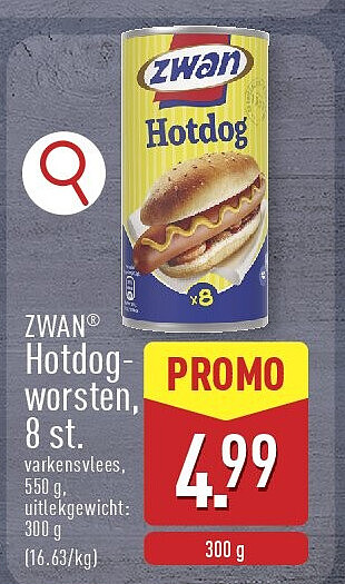 Hotdogworsten, 8st.