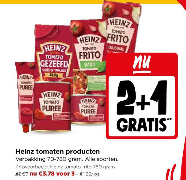 Heinz tomaten producten