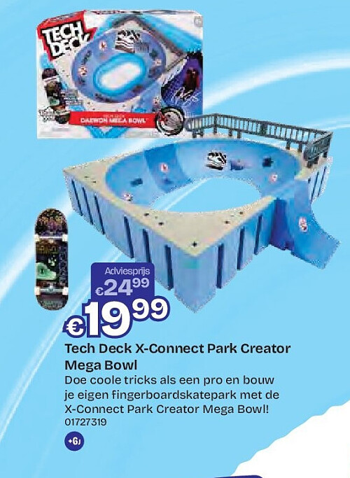 Tech Deck X-Connect Park Creator Mega Bowl