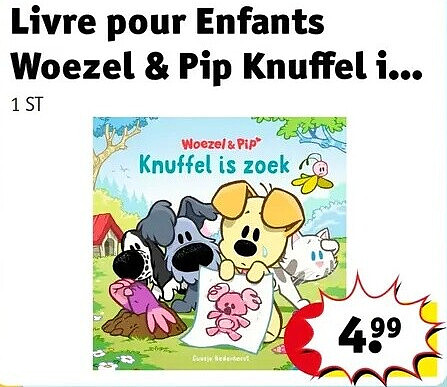 Livre pour Enfants Woezel & Pip Knuffel