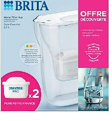 Carafe filtrante Essential + 2 cartouches