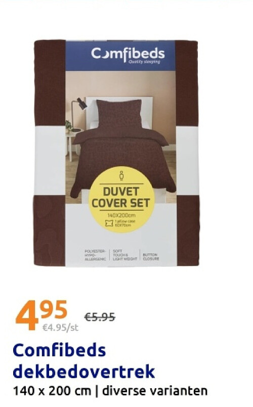 Comfibeds dekbedovertrek