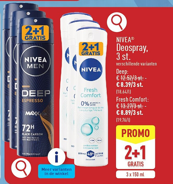 Deospray, 3st.