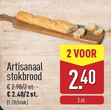Artisanaal stokbrood