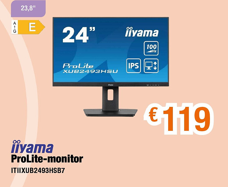 ProLite-monitor ITIIXUB2493HSB7