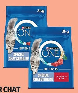 Croquettes pour chat stérilisé au bœuf Purina One