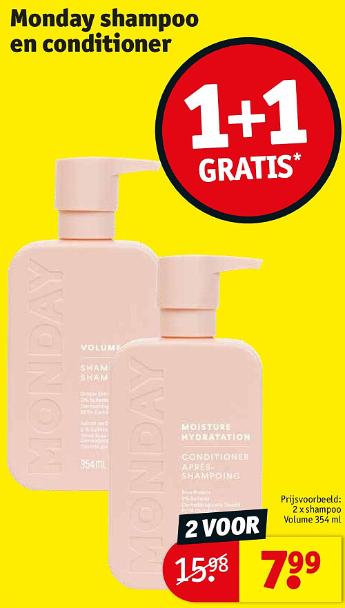 Monday shampoo en conditioner