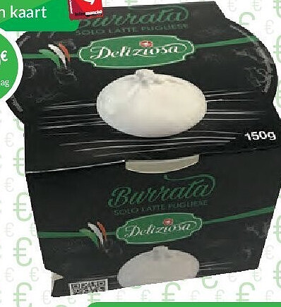 Deliziosa Burrata natuur - 150g