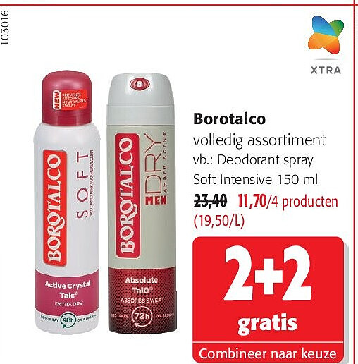 Borotalco Deodorant spray Soft Intensive 150 ml