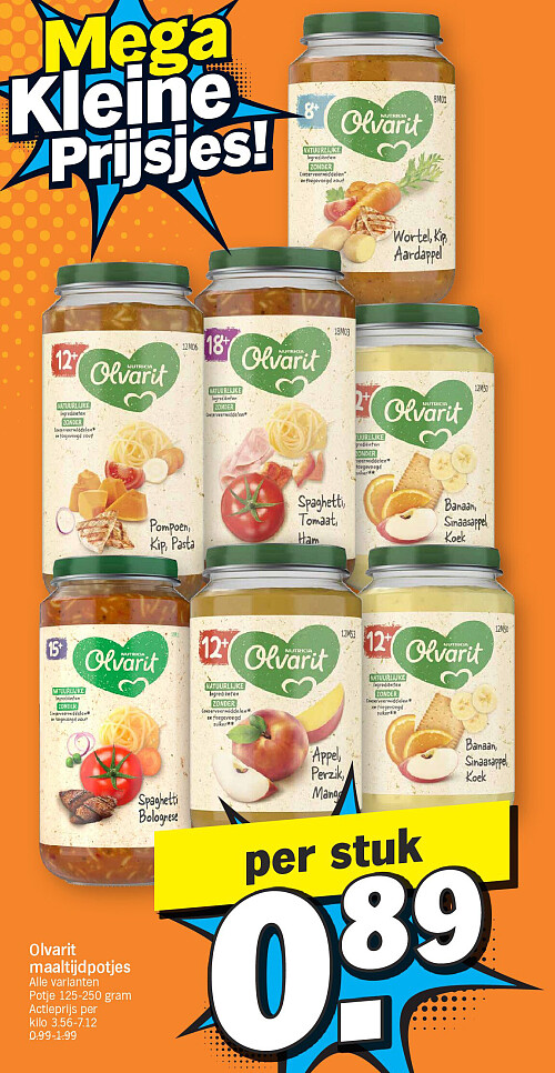 Olvarit maaltijdpotjes