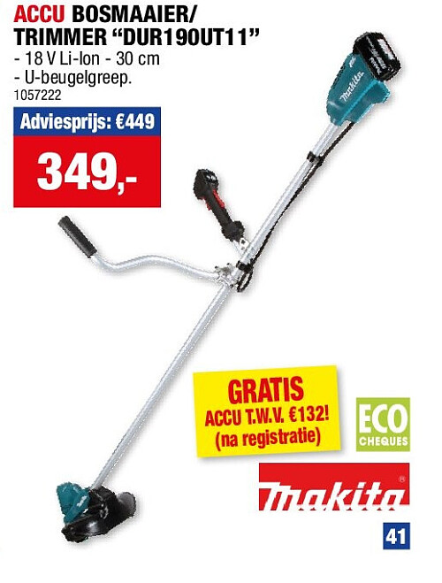 ACCU BOSMAAIER/ TRIMMER “DUR190UT11”