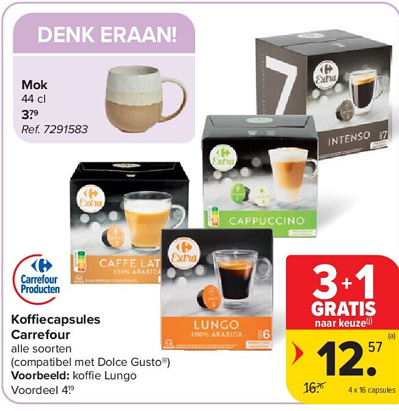 Koffiecapsules Carrefour