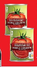 Purée de tomates double concentré