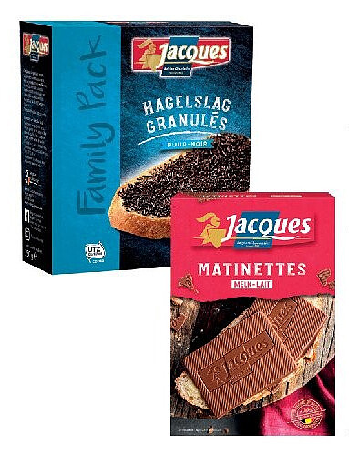 Matinettes Jacques melk of puur 128 g