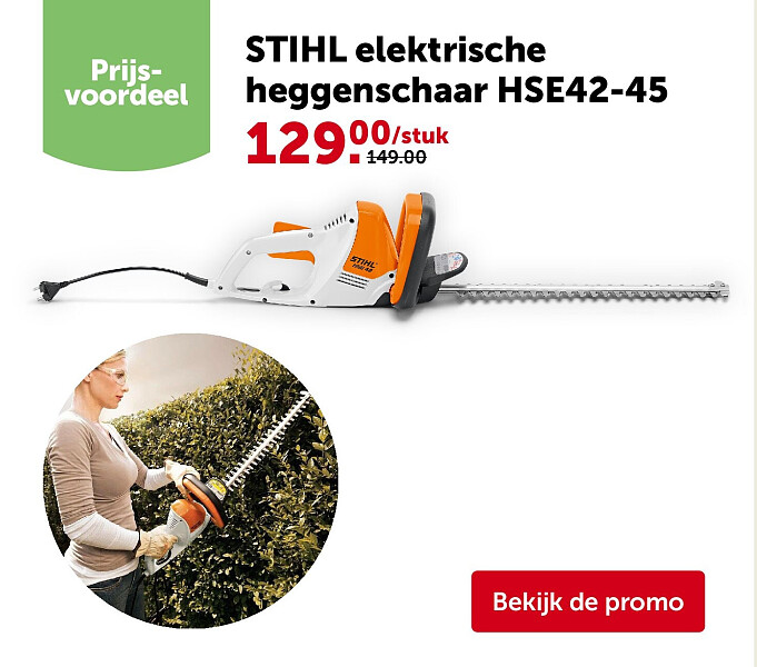 STIHL elektrische heggenschaar HSE42-45