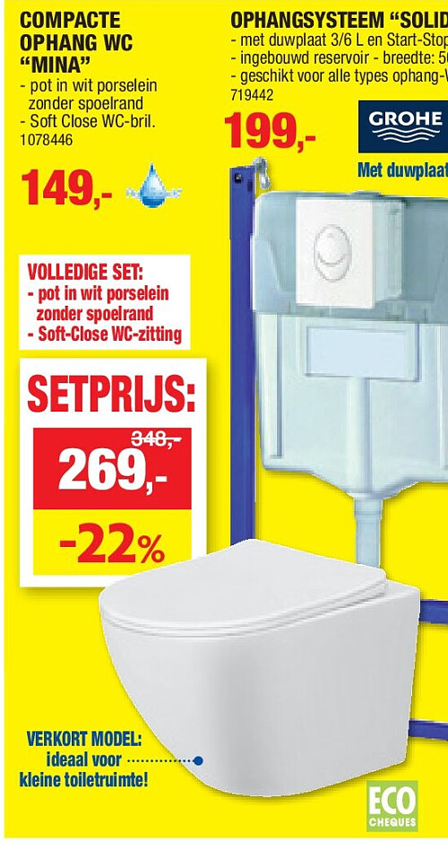 COMPACTE OPHANG WC “MINA”