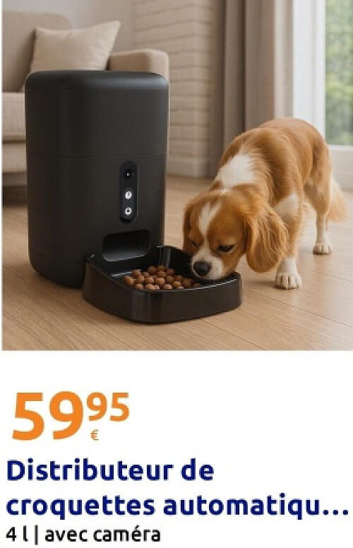 Distributeur de croquettes automatique connecté LSC Smart Connect