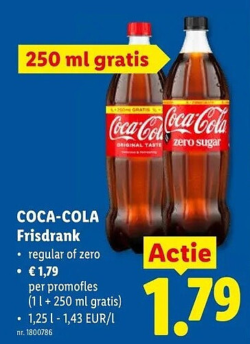 COCA-COLA Frisdrank