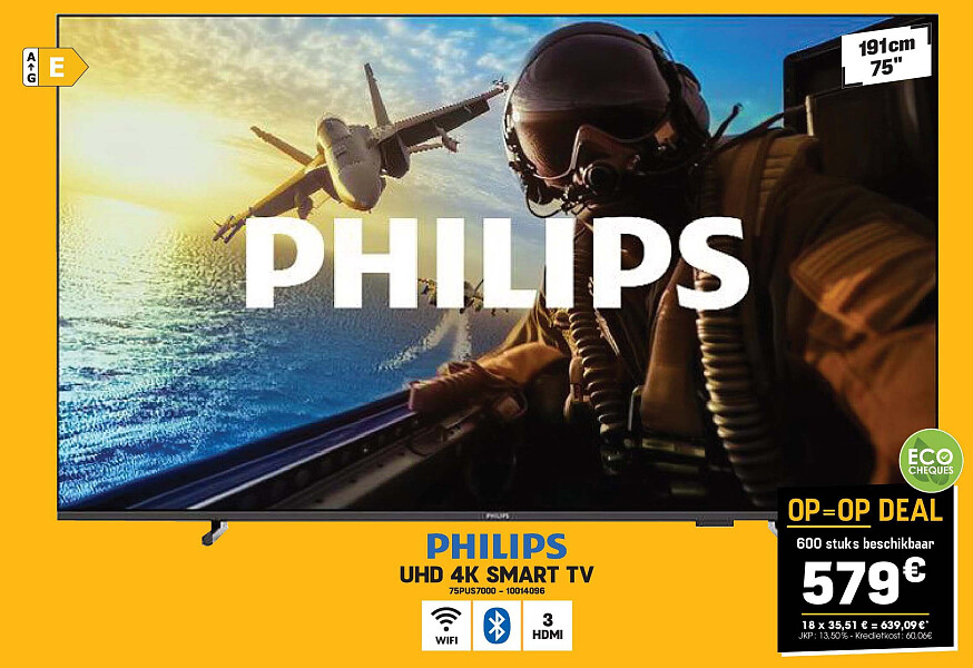 Philips UHD 4K SMART TV 75PUS7000